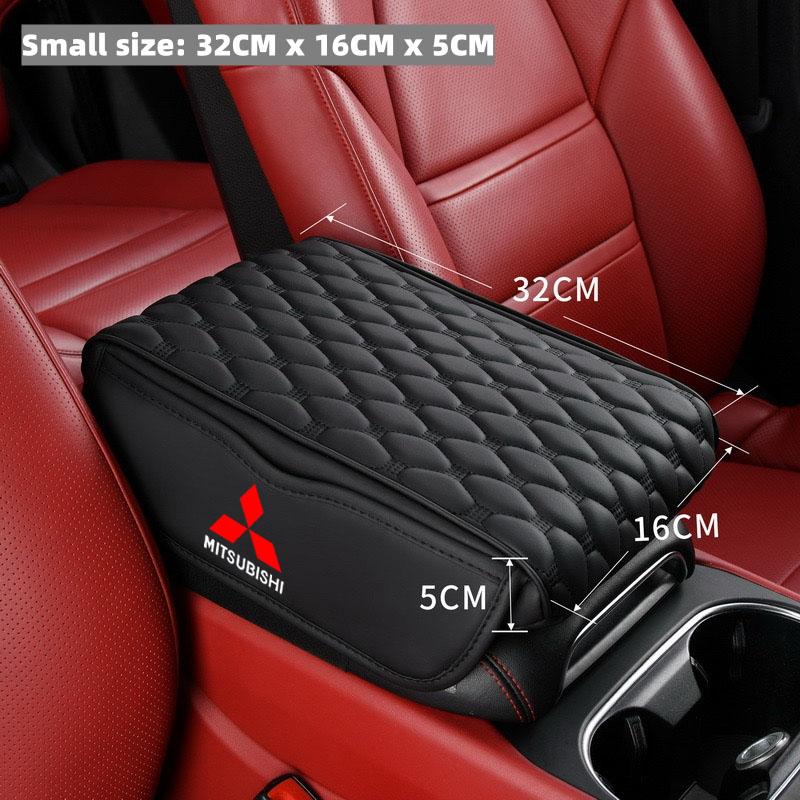 Car Armrest Box Height Pad Universal Leather Armrest Cushion for Mitsubishi Lancer ASX Outlander Pajero Evolution Car Accessorie LP7