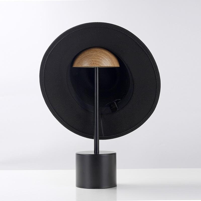 Creative Modern Italian Solid Wood Wrought Iron Hat Holder Model House Soft Decoration Matching Home Cloakroom Art Accessories