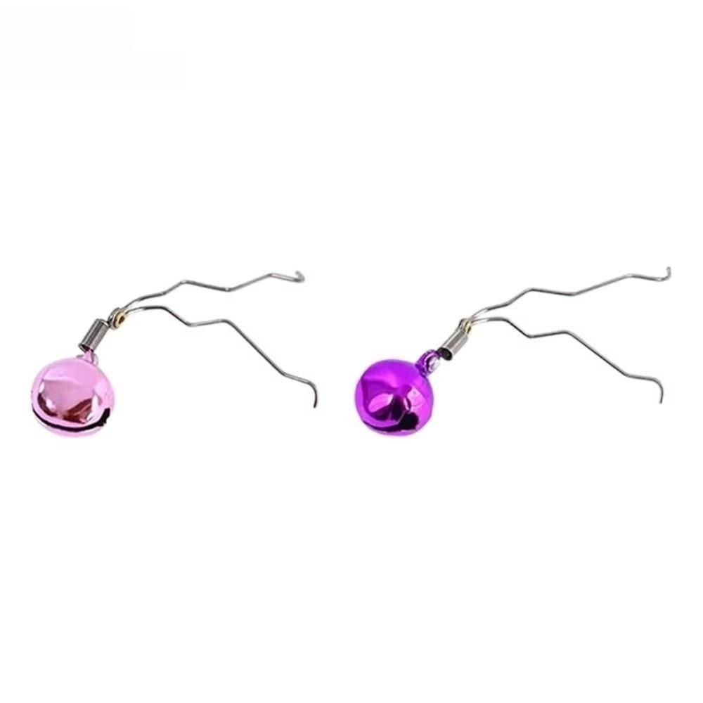 5/10Pcs Metal Clip-On Fishing Rod Bell Anti-Throwing Design Fishing Tackle Accessory  Night Fishing