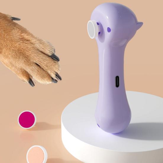 Electric Nail Grinder Baby Nail File Set Safe Nail Trimmer with 6 Grinding Head Replacement Pads USB Rechargeable Nail Clipper