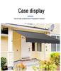 Folding Retractable No-Drill Sunshade: Hand-Crank Balcony & Shop Canopy