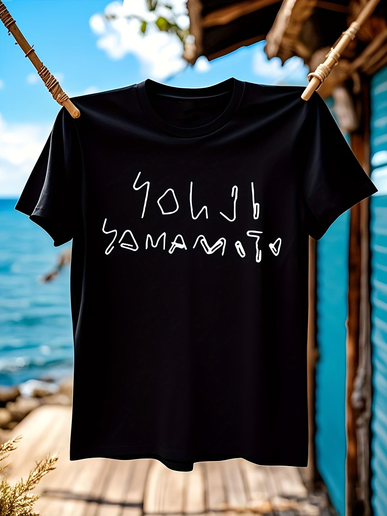 Minimalist Yamamoto Graphic Tshirt Graphic Tshirt S