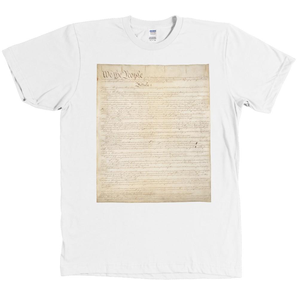 Конституция США  История США Патриотическая футболка Мерика Америка - НОВАЯ Унисекс Футболка XXXXL