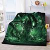 Aliens Movie Soft Throw Blanket Space Monster Printed Bedspread Sofa Couch Covers Travel Camping Blanket Children Adult Gift