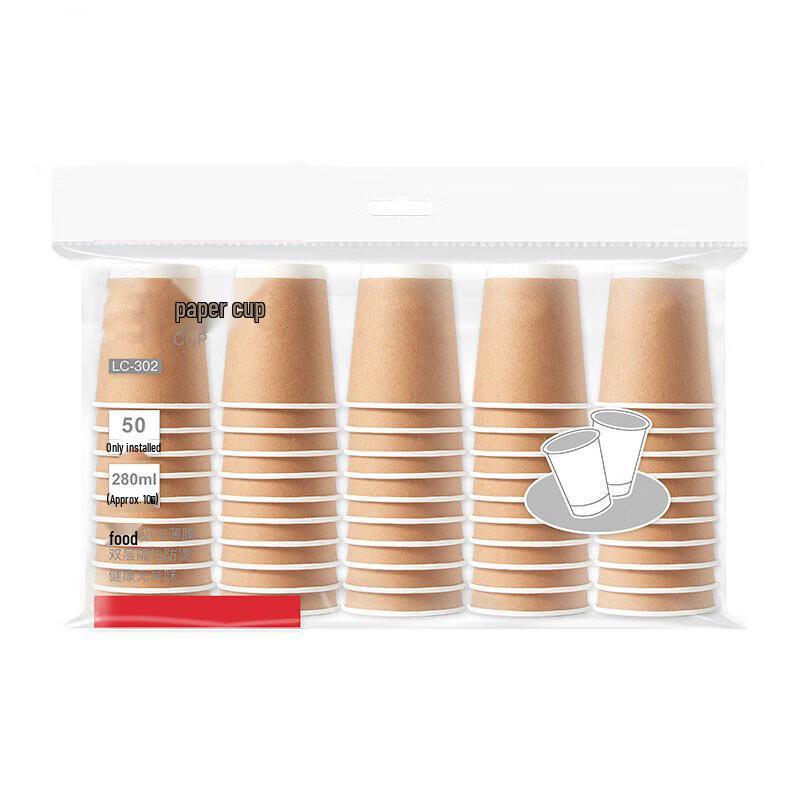 Qixin LC-302 Double-Layer Paper Cups коричневый