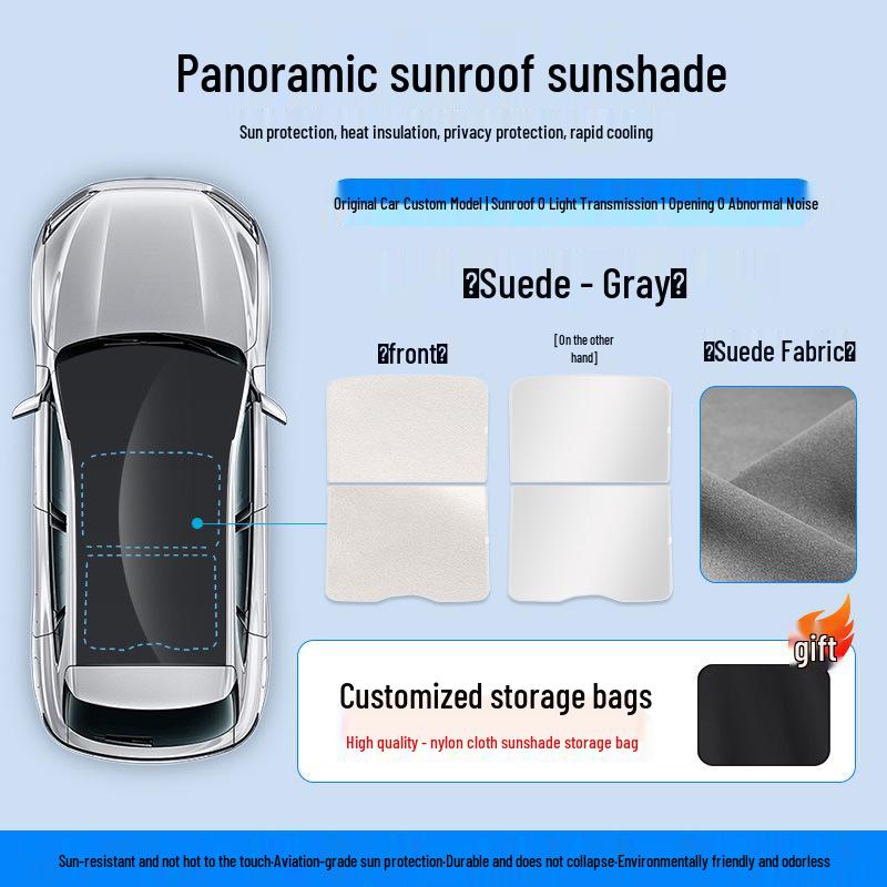 Sunroof Sunshade for 26 YU7 Models – Standard Edition, Car Roof Canopy, Sun Protection & Heat Insulation