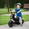 Electric Children's Motorcycle, LED Headlights, Removable Training Wheels, Comfortable Seat, Red/black