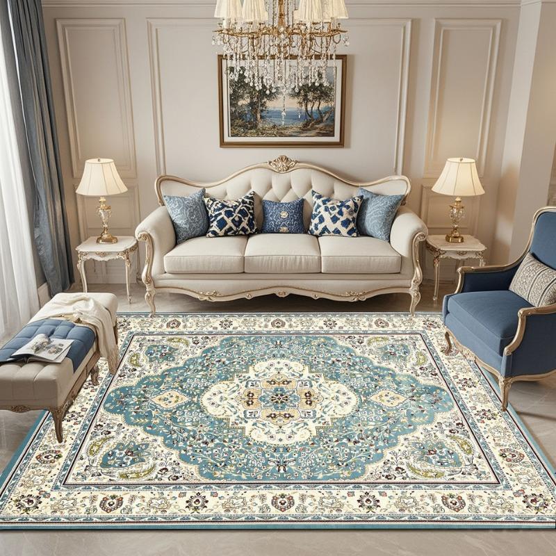 Classic Bohemian Style Large Area Rug Non-Slip Wear-resistant Carpet for Living Room Bedroom Soft Floor Mat Home Decor Beautiful