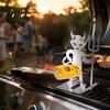 Grappige Groentespieshouder Roestvrij Staal Worst Grillrek Staande Man Vorm Draagbare BBQ Unieke Grillcadeaus voor Vader Staande Tool Kamperen En
