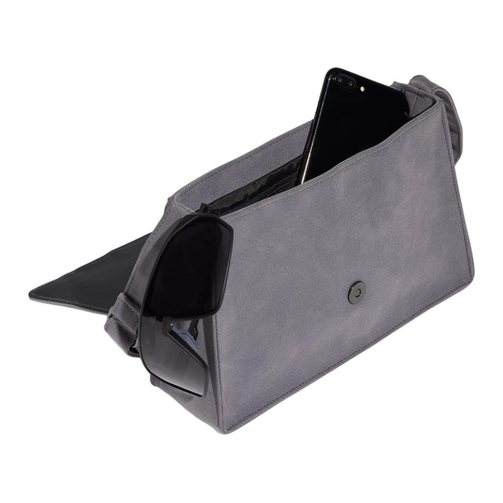 New Adidas Originals Polyurethane Shoulder Bag Unisex Gray JW3990