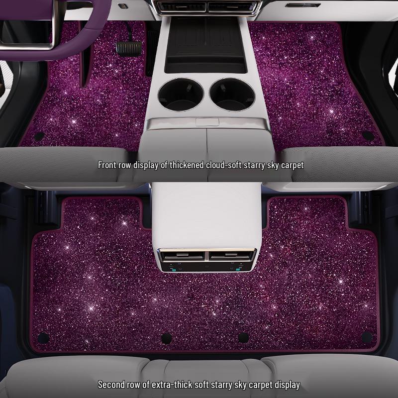 Chery R7/S7 Starry Sky Velvet Floor Mats - Customized Car Carpet Accessories