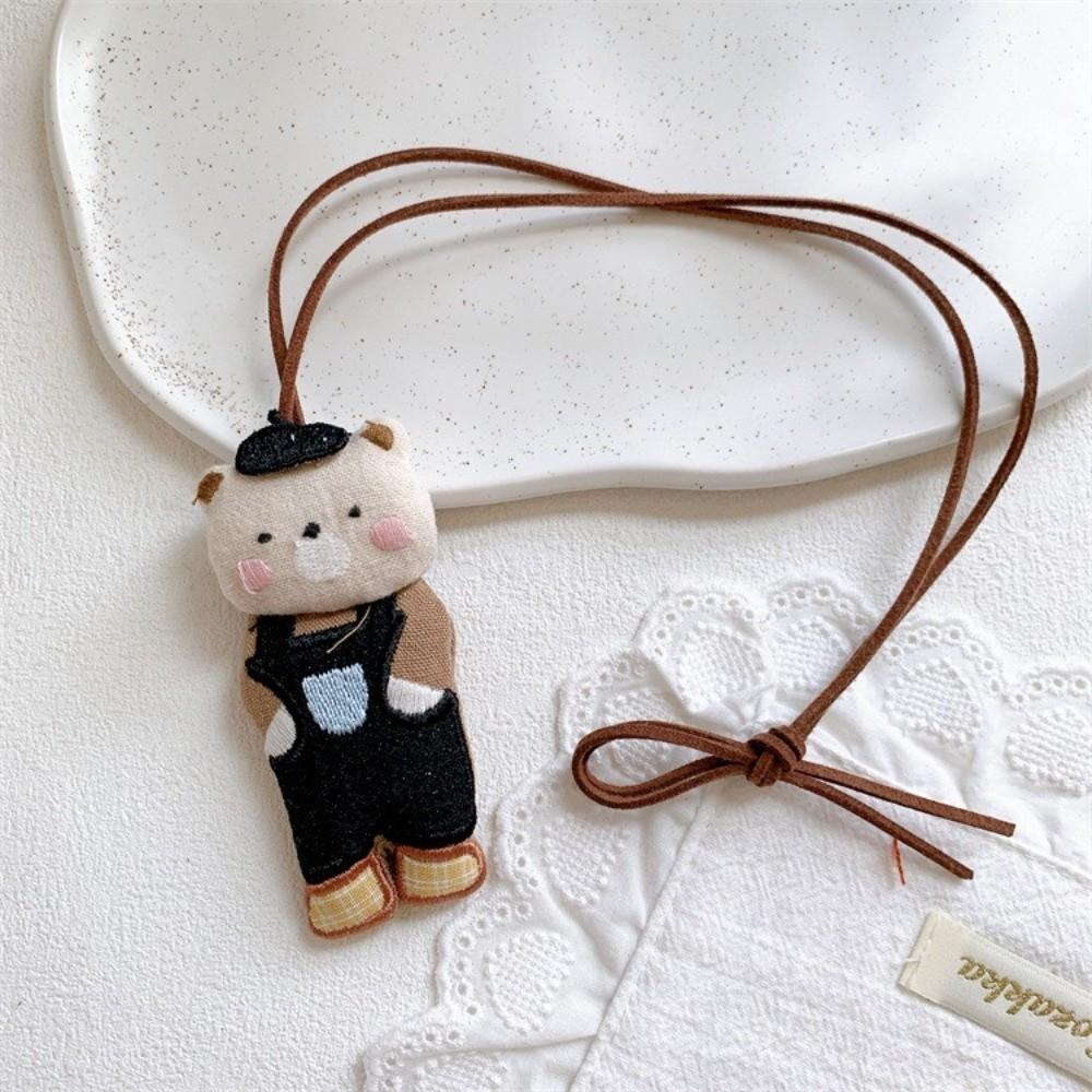 Cartoon Animal Sweater Necklace Girls Sweet Clothing Pendant Cute Sweater Chain