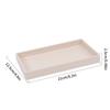 Simple Beige Grey Square Velvet Jewelry Storage Tray Display Ring Bracelet Necklace Storage Box Showcase Drawer Organizer Trays