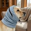 Anti-fright Dog Calming Earmuffs Adjustable Noise Reduction Dog Ear Cover Soft High Elastic Breathable Pet Neck Scarf Keep Warm