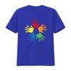 Colorful Hands Autistic Inspirational Autism Awareness T Shirt vintage Washed homme Comfortable Unisex Casual Stretched fashion