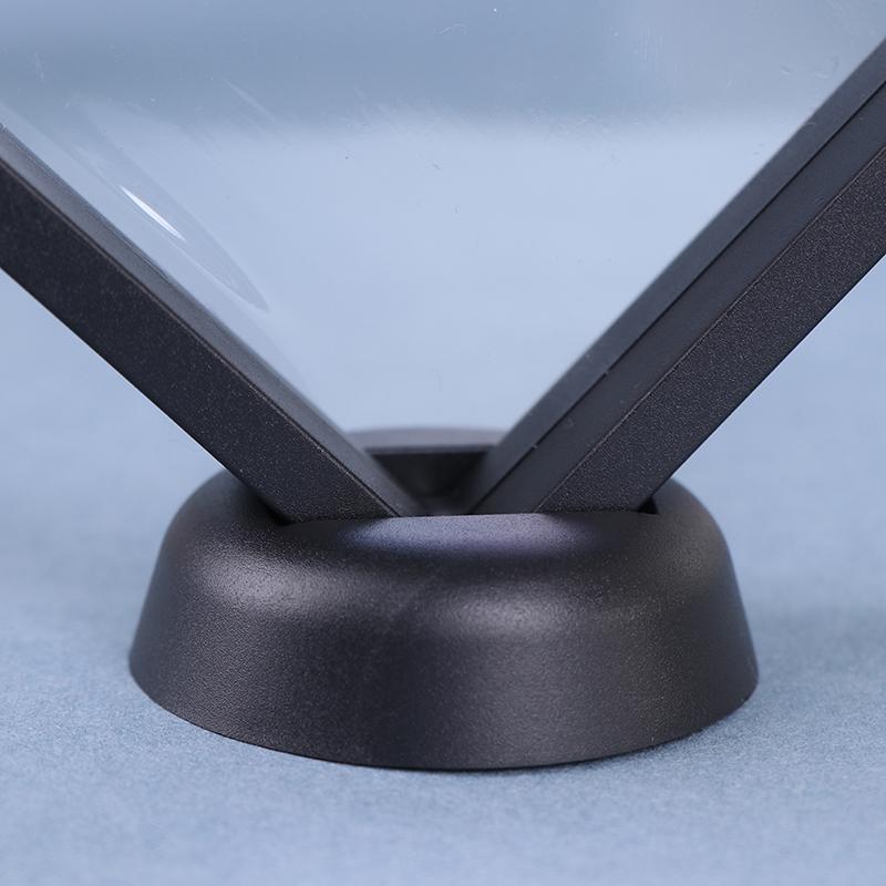 9*9*2Cm Black Pe Film Hanging Jewelry Display Suspension Box Ring Elastic Film