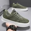 Men's Spring New Soft Soled Lightweight Breathable Comfortable Color Blocked Board Shoes Versatile Fashion Casual Sports Shoes