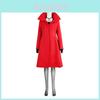 Carmen Sandiego Cosplay Weihnachtsmannkostüm mit Polyester-Mischung für Weihnachtsfeiern
