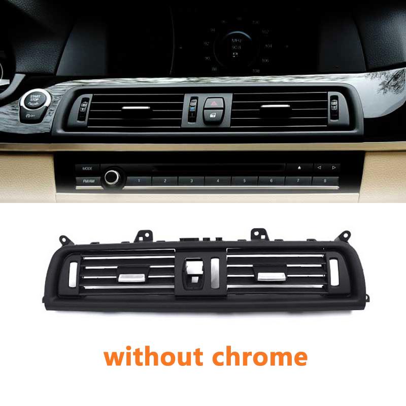 LHD RHD Front Central Left Right Rear AC Conditioner Chromed Air Vent Grille Outlet Panel For BMW 5 Series F10 F11 2010-2017 4YHD