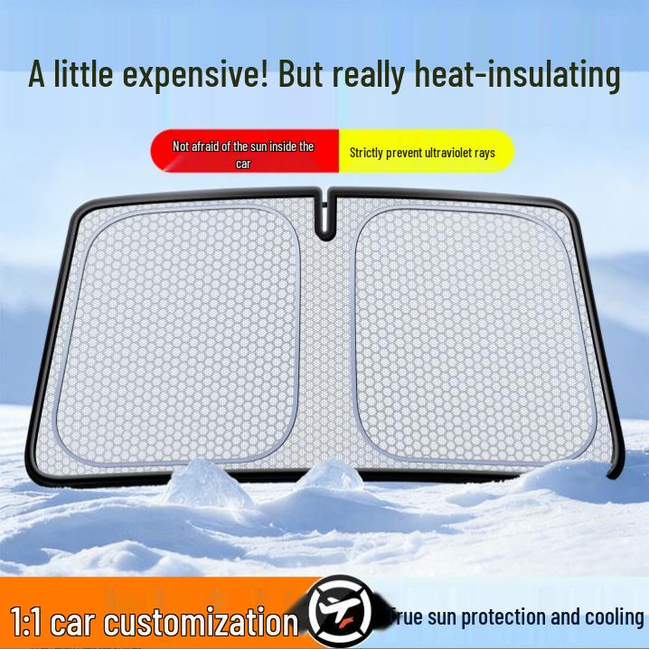 Car Windshield Sunshade Umbrella - Heat and Sun Blocker Visor Cover