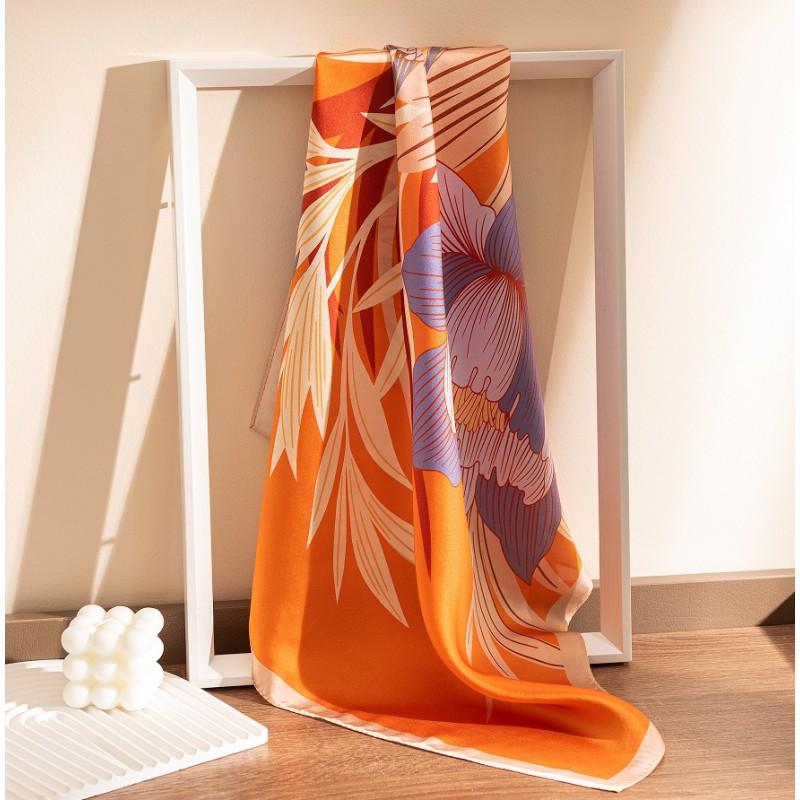 Mulberry Silk Scarf 2025 Square Shawl Teacher Birthday Gift