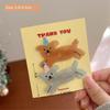 2Pcs/set Cartoon Animals Hair Clip Dog Duckbill Clip Fashion Hairpin  Girls