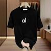 Mens and Womens Matching Pure Cotton Roundneck Tshirts with Simple Letter Prints Stylish Summer Tops Comfortable Loosefitting and Highly Versatile Tsh