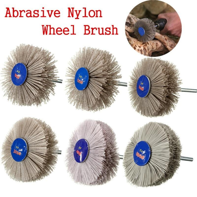 320# 400# 600# Grit Grinding Wheel Brush Polishing Wood Metal Stone Rotary Tool