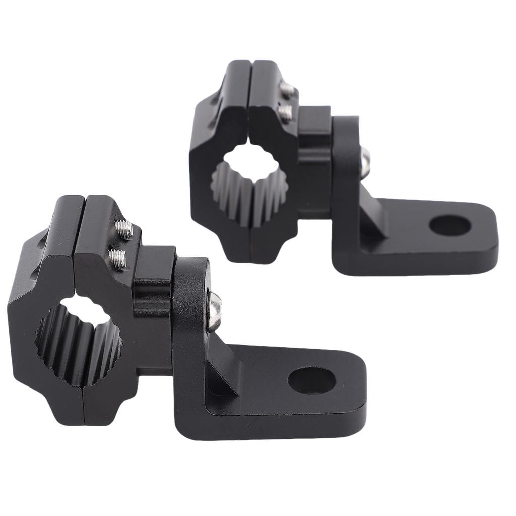 2pcs UTV Whip Light Mount 1.75 To 2 Inch Roll Cage Clamp 360 Degrees  Rotation Flag Off Road Light Mounting Brackets