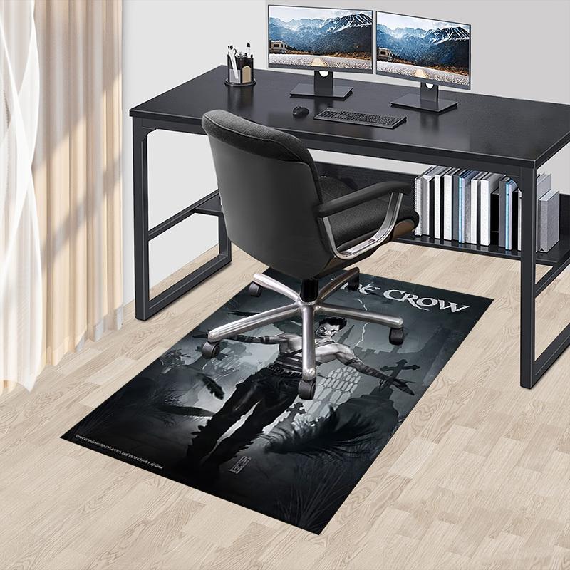 1pc The Crow Carpet, Office Rug Outdoor Mat Home Decor Area Carpet Festival
