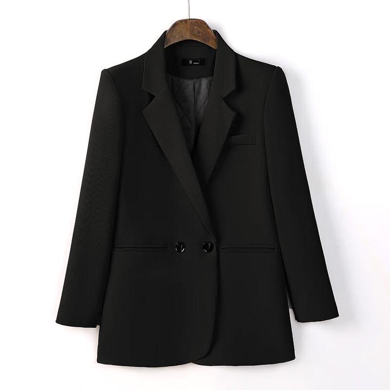 Tluoman Women's Loose-Fit Padded Winter Blazer