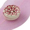 Pack of 100 Painted Colors Round DIY Wooden Buttons for Sewing and Crafting