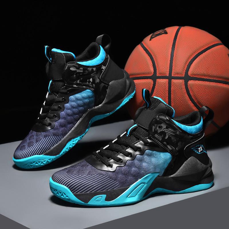 Men's Basketball Shoes Are Breathable, Cushioning and Anti-slip. They Can Be Wornas Sports Shoes Fortraining and Practical Games