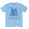 Motown Men's Vintage Logo Short Sleeve T-Shirt, Blue, X-Large