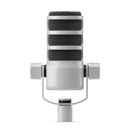 RODE Microphones Podmic Dynamic Broadcast Microphone White PODMICW