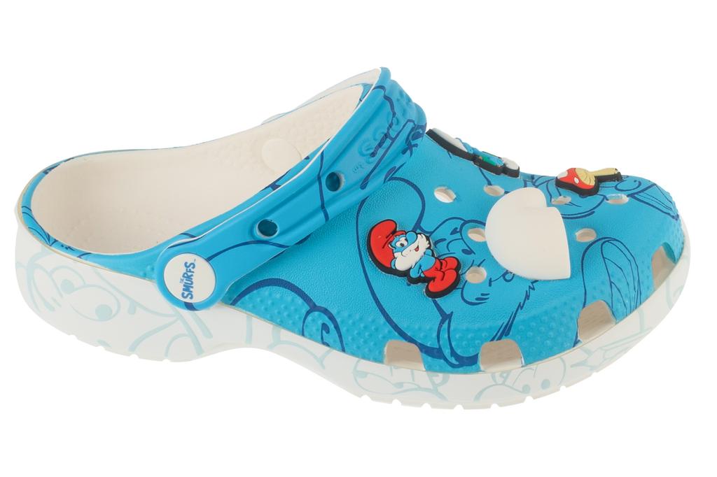 Crocs Classic Smurfs Clog Kids, for Boy Blue Slides
