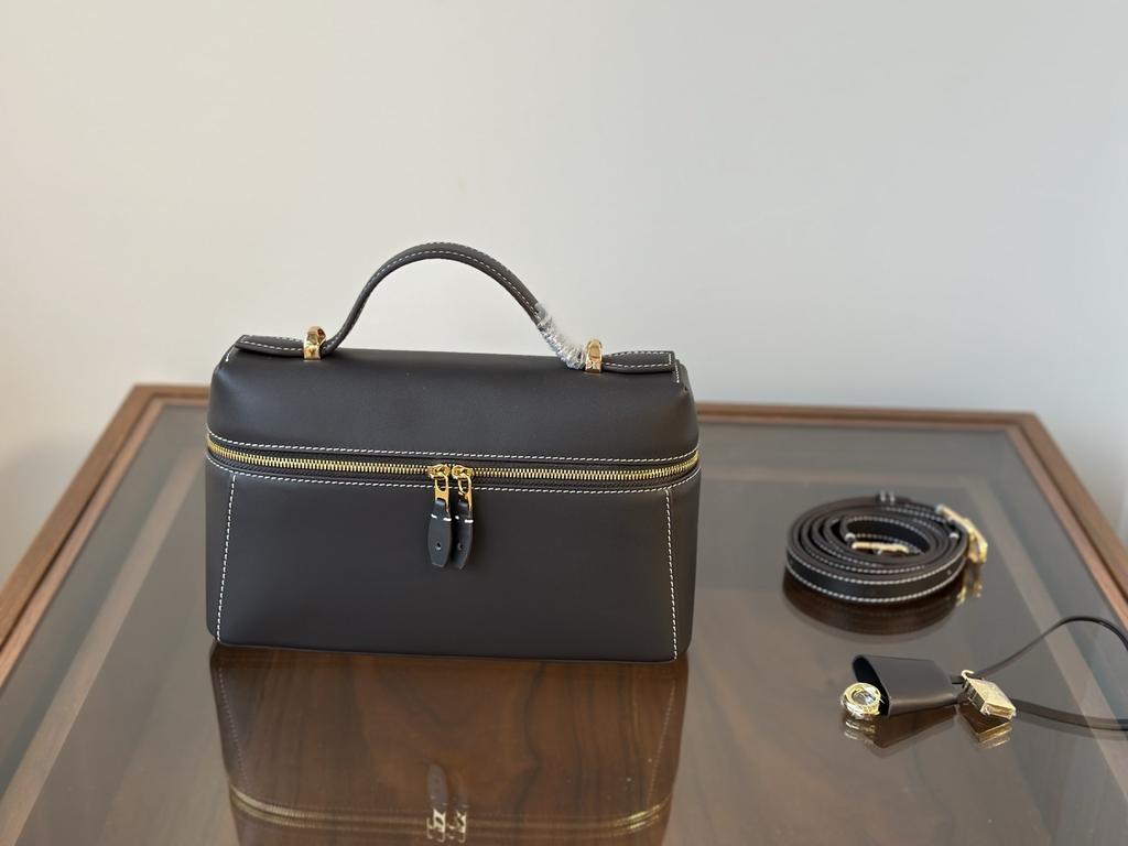 LP23 Cowhide Top Layer Leather New Style Genuine Leather Fashion Small Square Bag Single Handle Crossbody Womens Bag All-Match