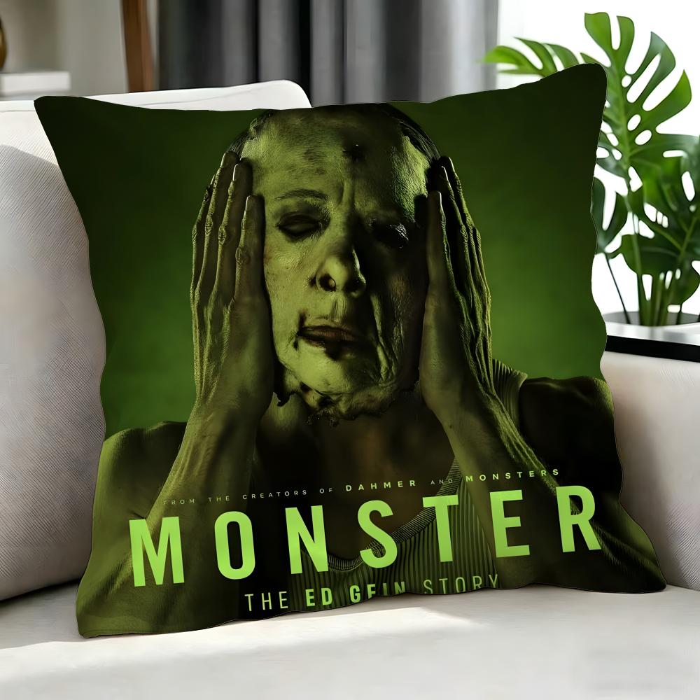 movie Monster The Ed Gein Story Cushion Cover Cushion Cover Set Pcs x x x Pillowcase Decorative Sofa Home Decor