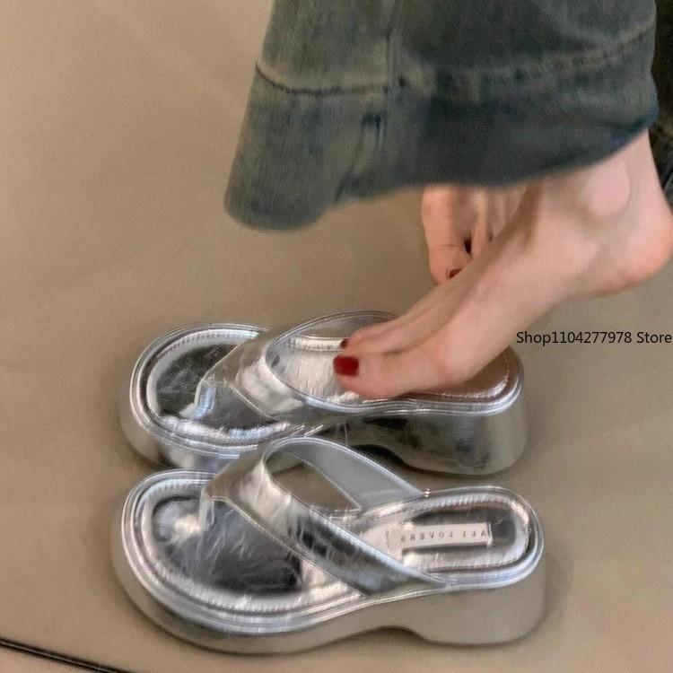 Fashion Wedge Shoes Pink leopard Ladies' Slippers Luxury Slides Platform Women Heels Low Designer Soft High Rome Fashion Concise Fabric