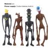 4Pcs/Set Siren Head Model Light Effect Movable Hands Funny Horror Siren Head Model Toy for Collection