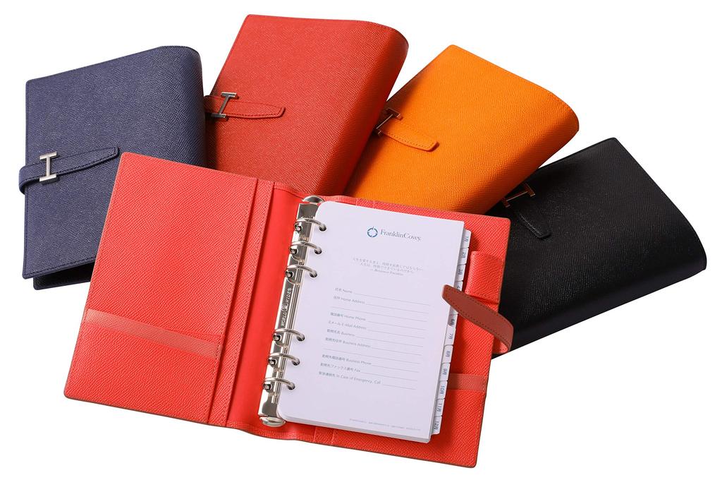 Franklin Planner Color Noblesse III Binder, Compact, 20mm, Black, 64340