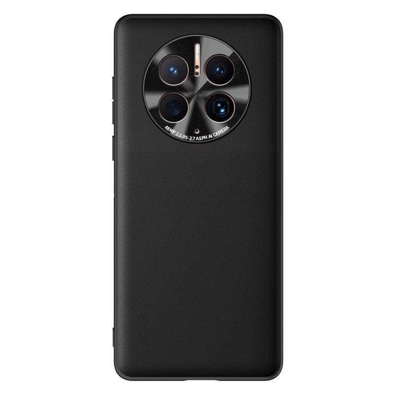 Premium Liquid Leather Protective Case for Huawei Mate 50 Pro, Anti-fall Design, Single Piece