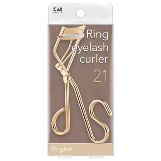 KAI Eyelash Curler Ring 21 Champagne Gold Easy Use HC3901