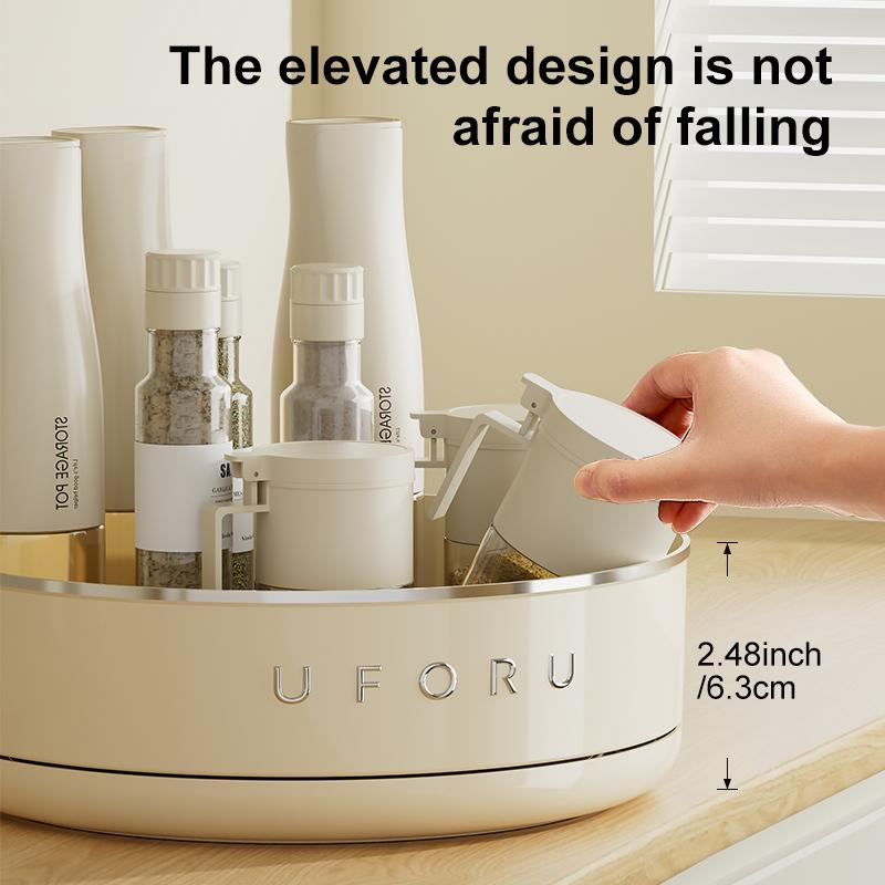 UFORU Multifunctional Adjustable Kitchen accessories Large Capacity Home Condiment Organizer Box