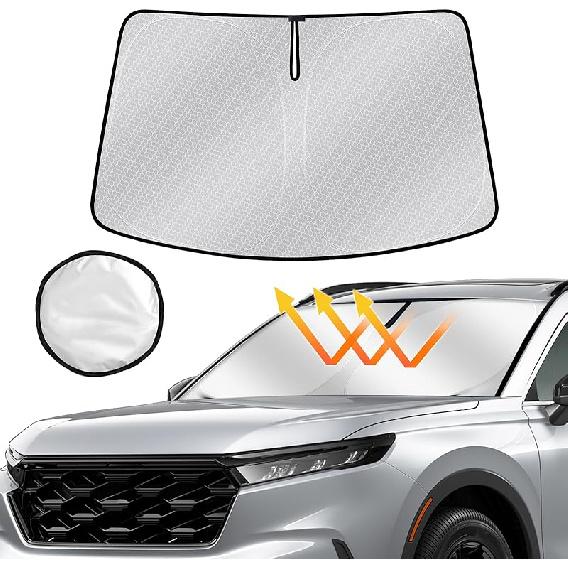 Windshield Sun Shade For Toyota Tundra -2024 2025, Upgraded Nano Material Front Window Shade Cover For Tundra -2025, Foldable Sunshade Tundra