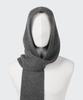 Musinsa Standard Lambswool Knit Scarf Balaclava [Medium Gray]