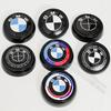 3D ABS Chrom Schwarz Emblem für BMW X5 E70 F15 Auto Logo X6 E71 F16 Heckklappe X3 F25 50. Jahrestag X4 F26 Abzeichen Heckabzeichen