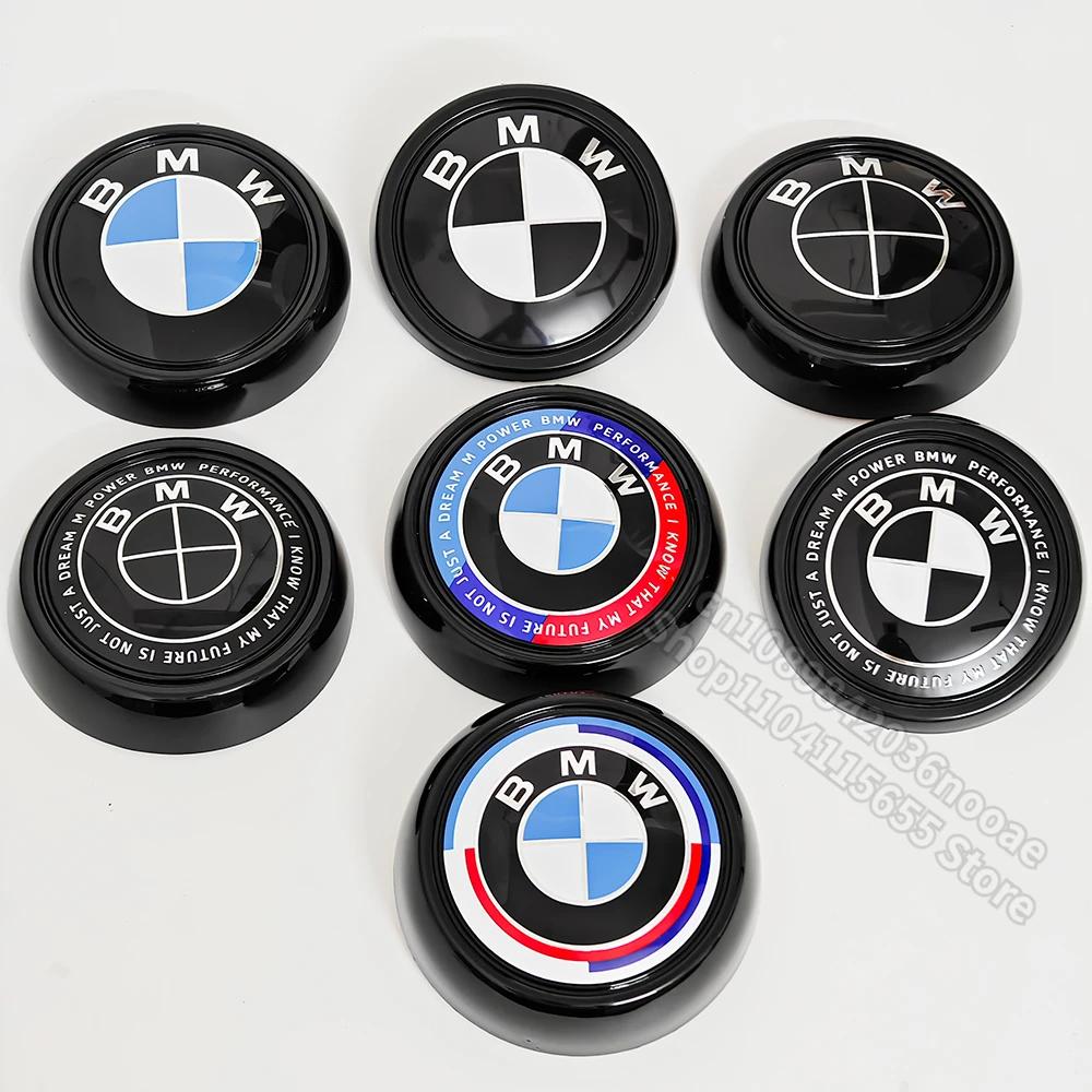 3D ABS Chrom Schwarz Emblem für BMW X5 E70 F15 Auto Logo X6 E71 F16 Heckklappe X3 F25 50. Jahrestag X4 F26 Abzeichen Heckabzeichen