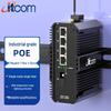 ITCOM Industrial 100Mbps POE Fiber Optic Ethernet Switch