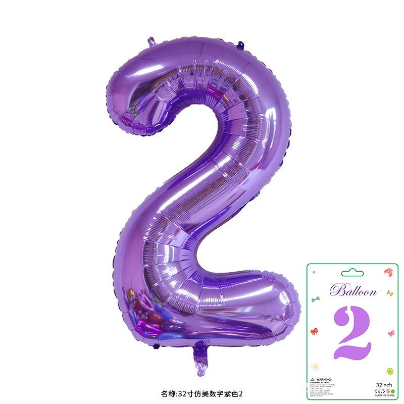 Halloween Decorations Birthday Balloon Set Music Girl Number Aluminum Ballons Kids Cosplay Party Supplies Gift Favor Decor